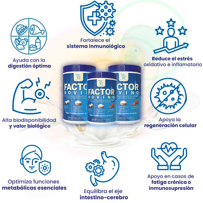 Factor Bovino:  Refuerza Tu Energía y Salud