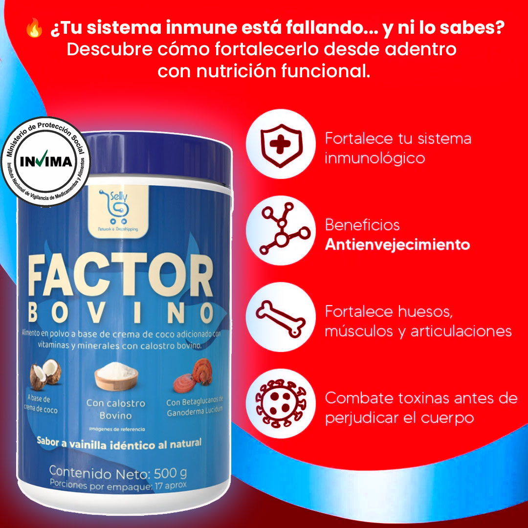 Factor Bovino:  Refuerza Tu Energía y Salud