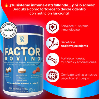 Factor Bovino:  Refuerza Tu Energía y Salud