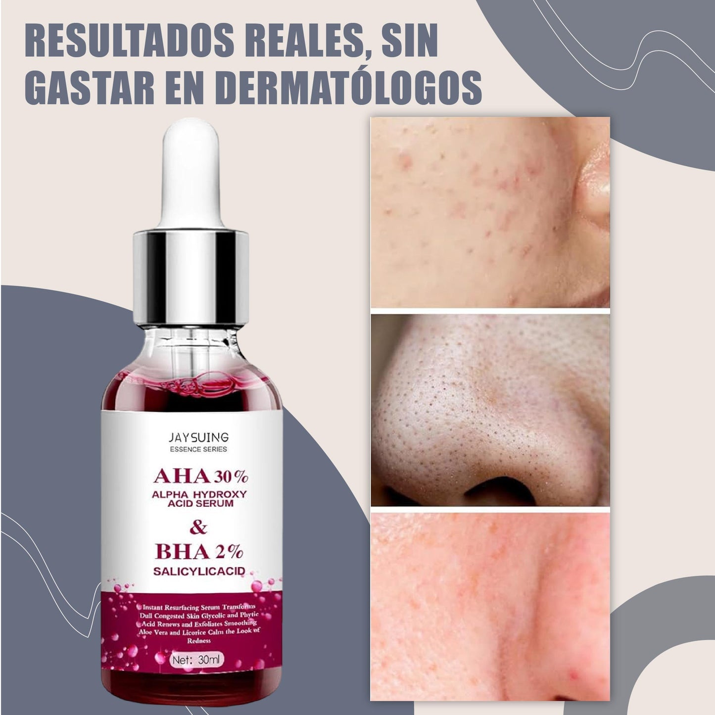 ✨ GEL MILAGROSO AHA+BHA – ¡Transforma tu piel en solo 7 días!